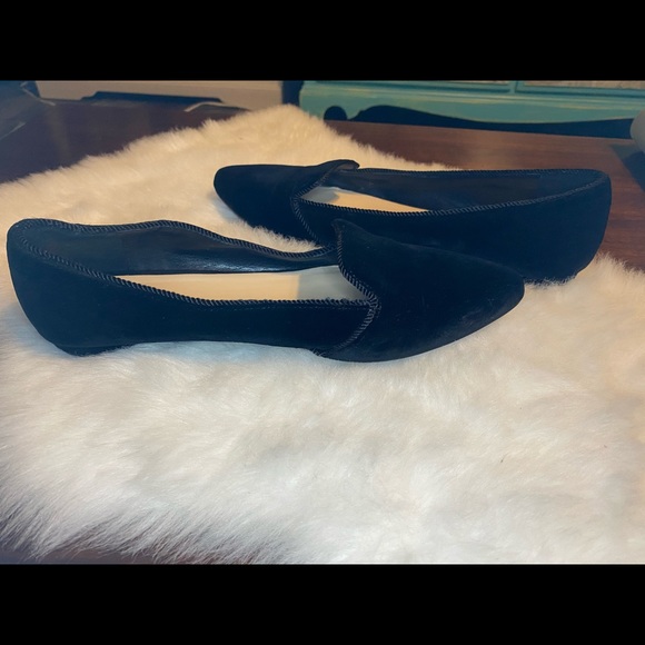 Nine West Black Sholette Velvet Loafers - Picture 7 of 11